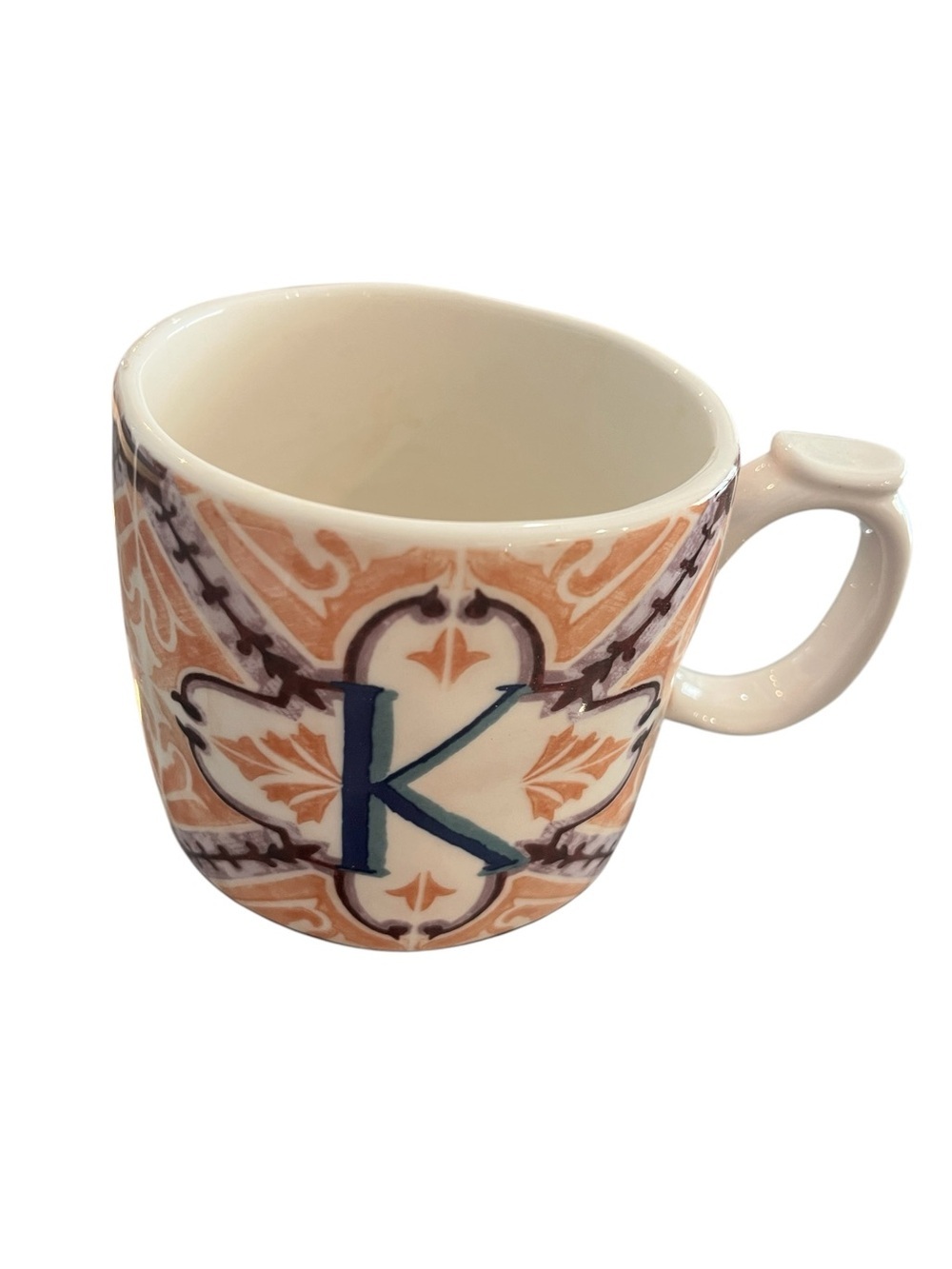 Anthropologie Mezze Monogram Mug K